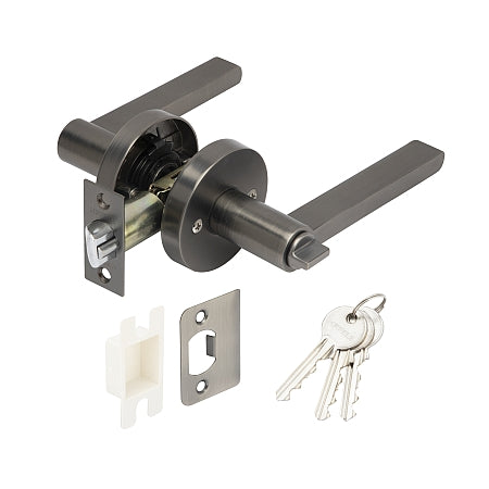 Hafele 489.10.668 LEVER LOCK.ENTRANCE.ANT.NICK