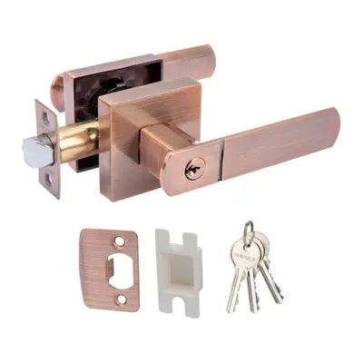 Hafele 489.10.740 LEVER LOCK ENTRANCE.AN.COP