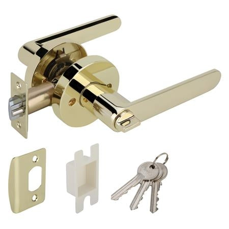 Hafele 489.10.805 LEVER LOCK  ENTRANCE.BR.POL