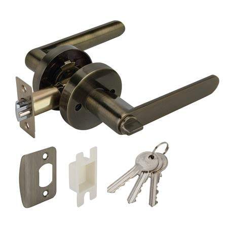 Hafele 489.10.806 LEVER LOCK ENTRANCE. AN.BR