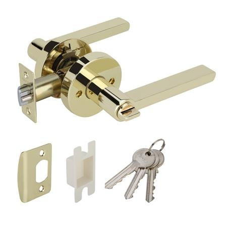 Hafele 489.10.813 LEVER LOCK ENTRANCE.BR.POL