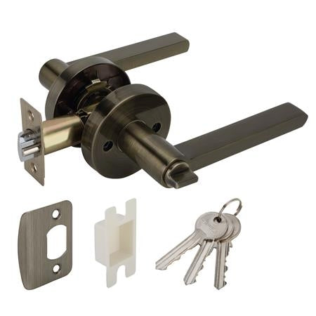 Hafele 489.10.814 LEVER LOCK ENTRANCE.AN.BR