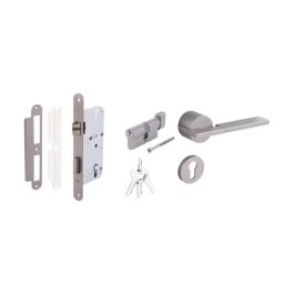 Hafele 489.11.046 LEVER HDL ENT ZI.GREY METAL