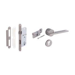 Hafele 489.11.047 LEVER HDL WC ZI.GREY METAL