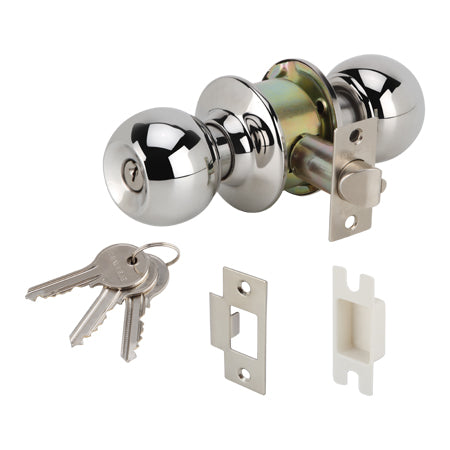 Hafele 489.93.111 Stainless Steel Knob Set Stainless Steel Matt ( entrance )