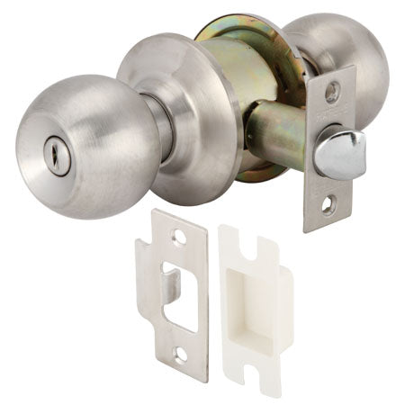 Hafele 489.93.115 Stainless Steel Knob Set Stainless Steel Matt ( bathroom )