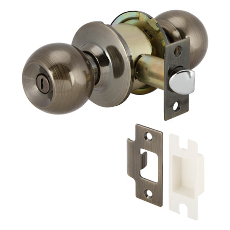 Hafele 489.93.118 KNOB LOCKS.WC.ANT.BR