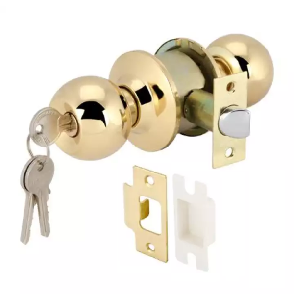 Hafele 489.93.142 KNOB LOCKS.F.ENTR.DR.BRA.POL.