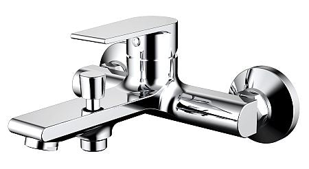 Hafele 495.61.078 S-LEVER BATH/SHW MIX. BR CHR