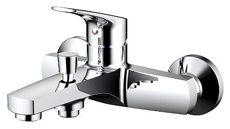 Hafele 495.61.080 S-LEVER BATH/SHW MIX.  BR CHR