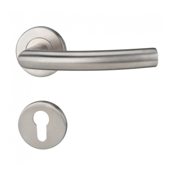 Hafele 499.10.106 LEVER HANDLE SET PC ST.ST.MATT