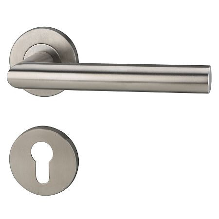 Hafele 499.10.116 LEVER HANDLE SET PC ST.ST.MATT