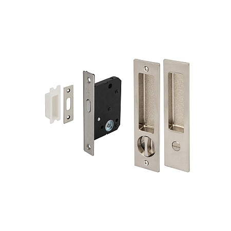 Hafele 499.65.139 SLIDING DR LOCK BATHROOM SNP 160X42MM