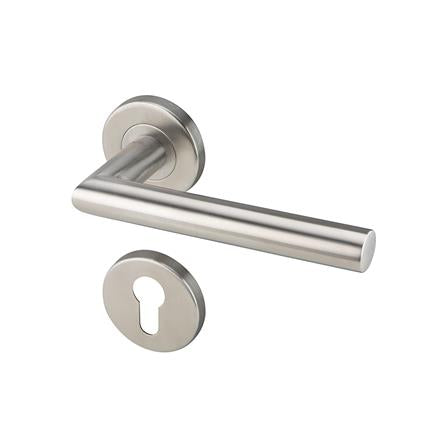 Hafele 499.10.126 LEVER HANDLE SET PC ST.ST.MATT