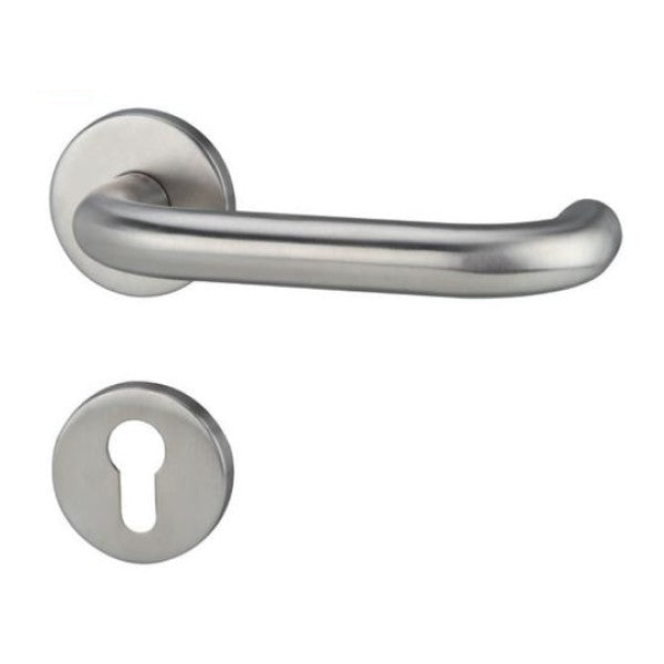 Hafele 499.10.102 LEVER HANDLE SET PC ST.ST.MATT