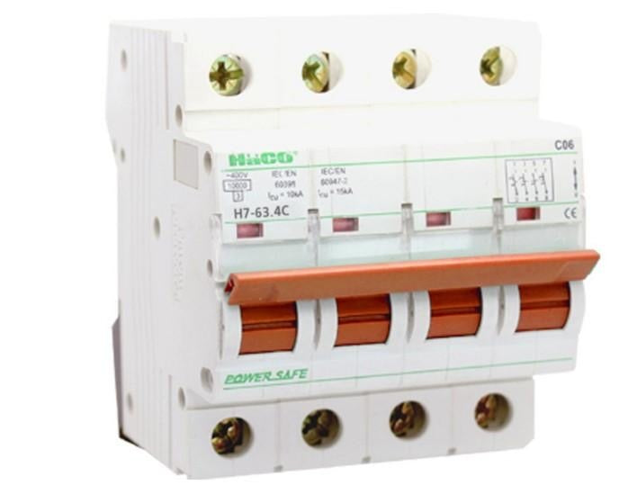 Haco H7-63/4C MCB 4P 63A 230V