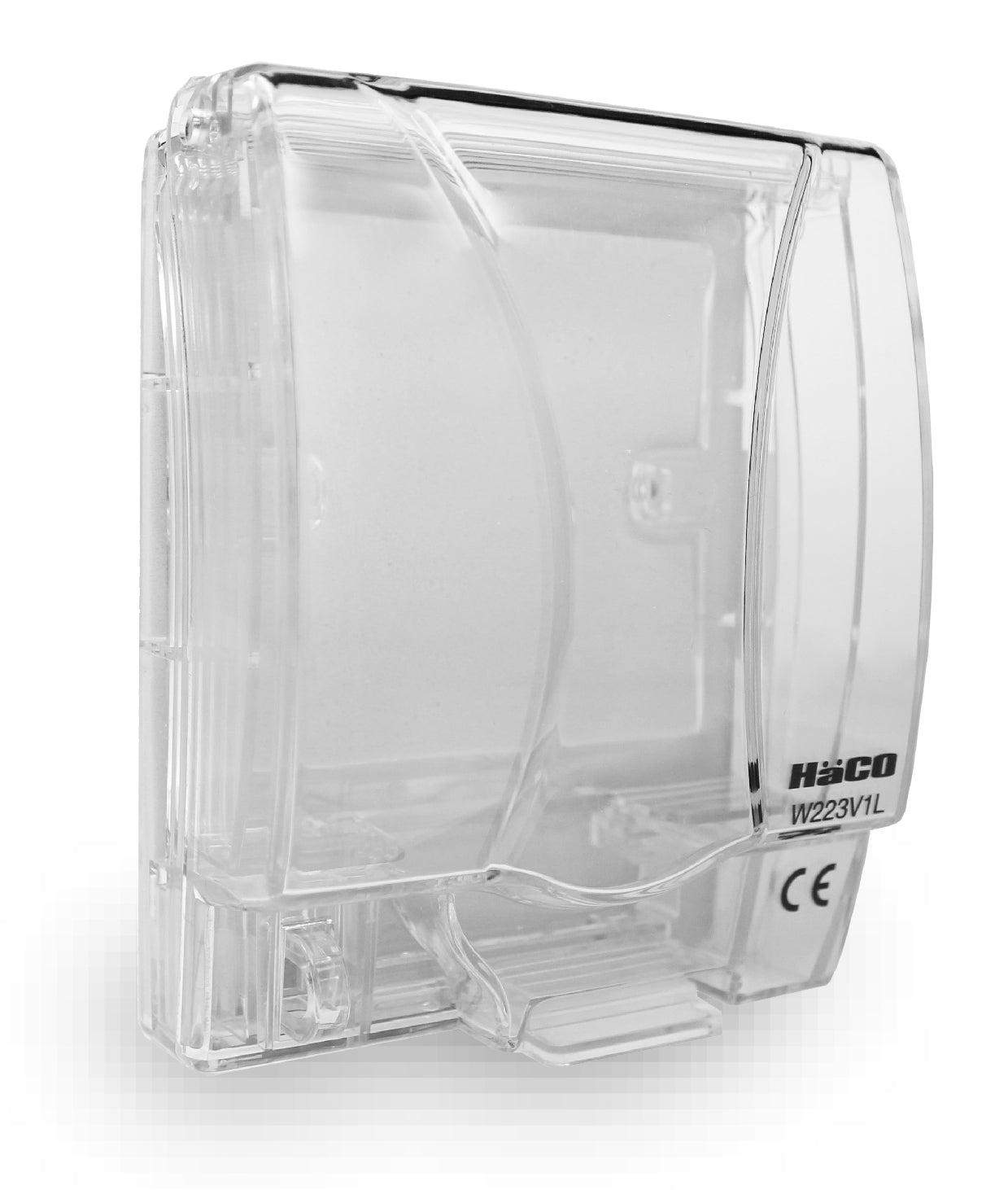 HACO-W223V1L Weatherproof Transparent Cover IP55 (102x130x53 mm.)(with Lock)