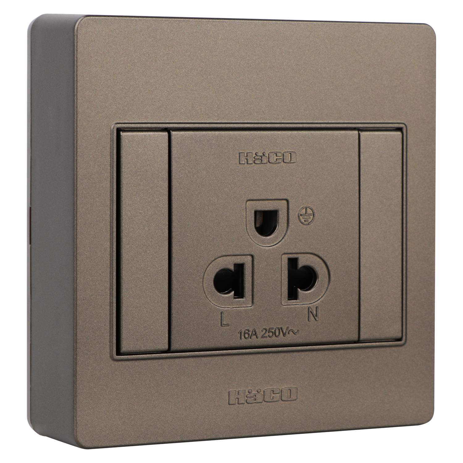 Haco-M3N-E10-CC  Single Socket (Choco)