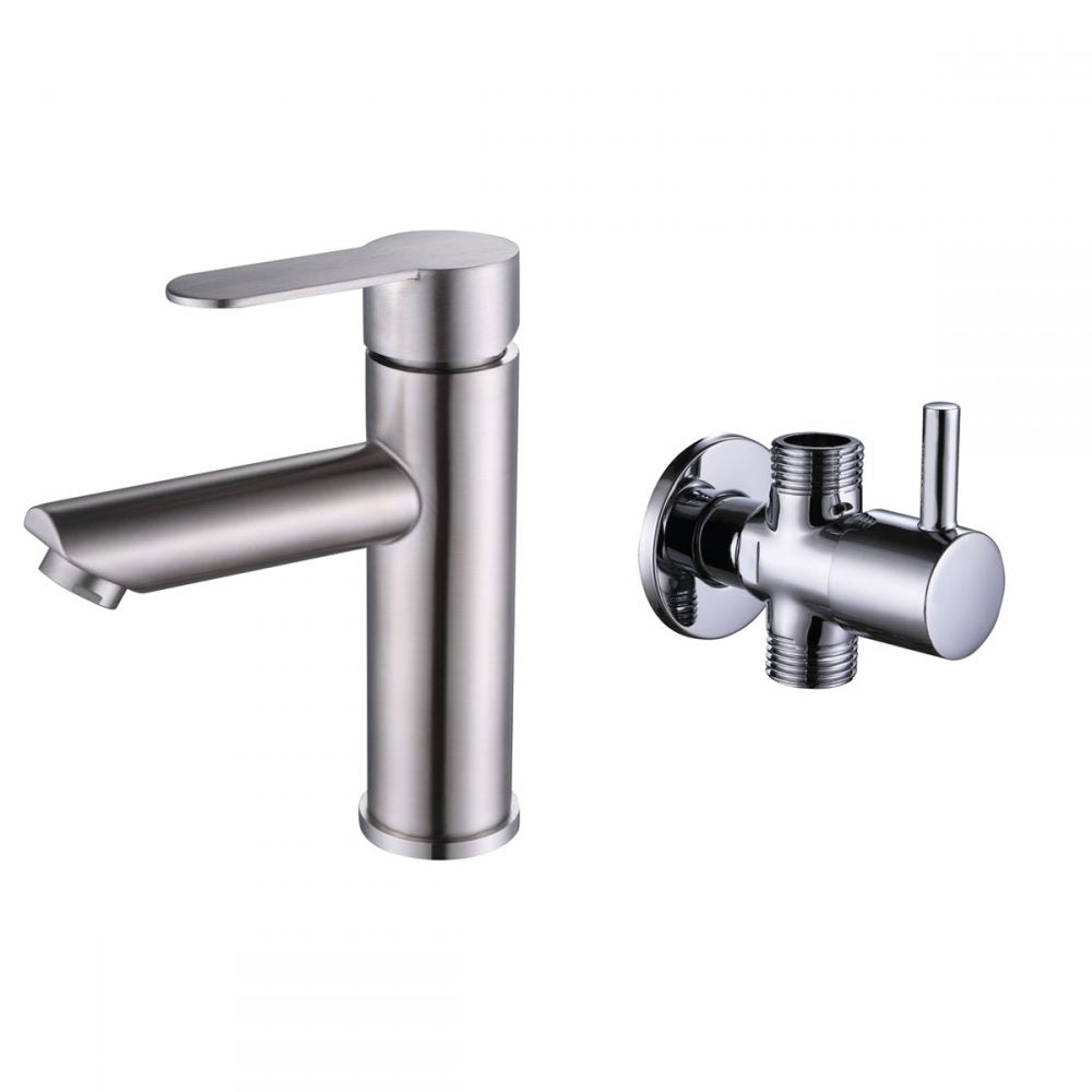 Rasland BASIN MIXER WITH STOP VALVE RA SS-4003-STOP