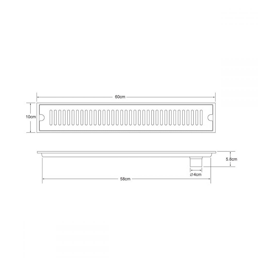 Rasland Floor Drain 24" WT-FD6600 - 0