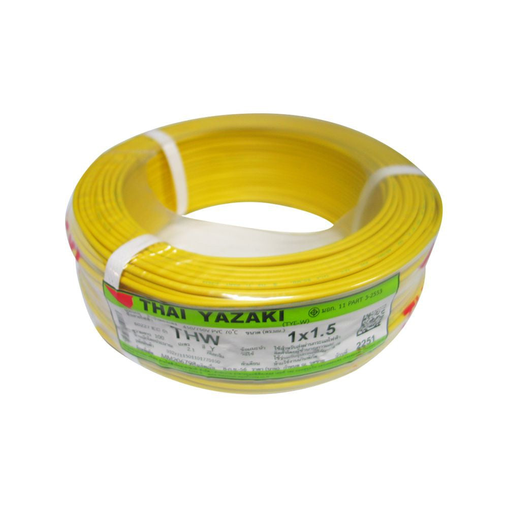 Yazaki 1.5MM2 (YELLOW) 7 Pin 60227 IEC 01 THW